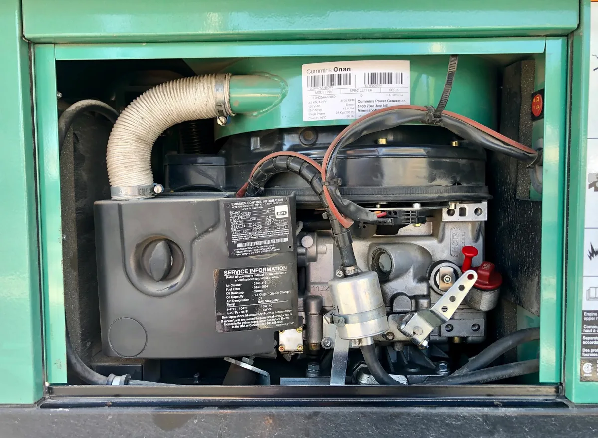 RV Generator Service on an RV in Fellsmere, Florida